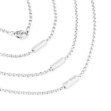 Fope 18ct White Gold Aria 0.02ct Diamond Long Necklet