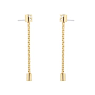 Fope 18ct Yellow Gold Aria 0.09ct Diamond Drop Earrings