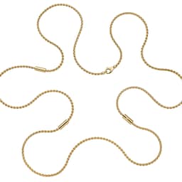 37251272 - 18ct Yellow Gold Long 0.02ct Diamond Necklet