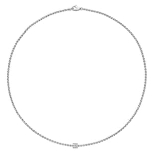Fope 18ct White Gold Aria 0.17ct Diamond Necklet