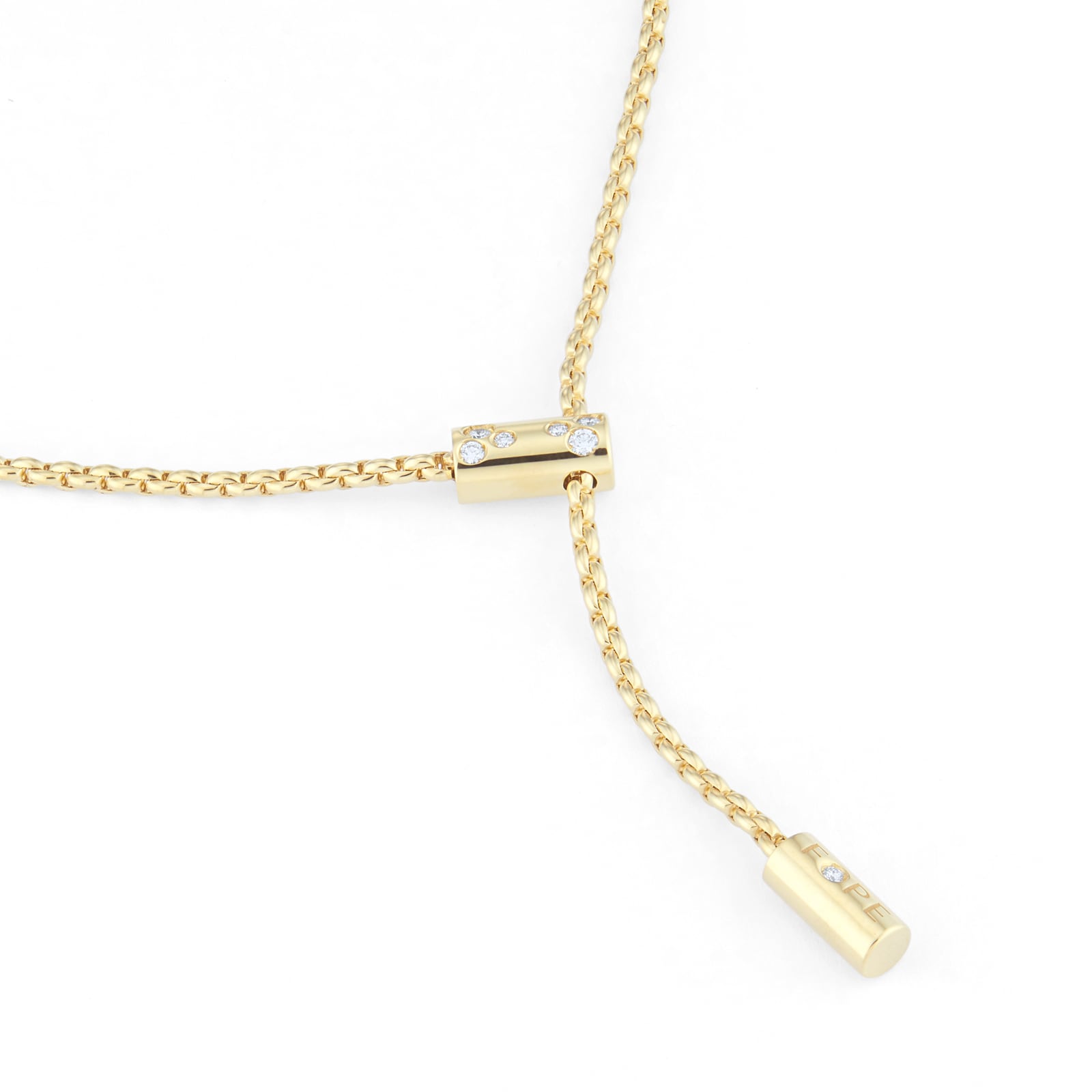 Fope 18ct Yellow Gold Aria 0.11ct Diamond Necklace Fope 18ct Yellow Gold Aria 0.11ct Diamond Necklace