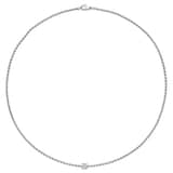 Fope 18k White Gold 0.17cttw Diamond Aria Necklace 50cm