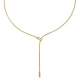 Fope 18k Yellow Gold 0.11cttw Diamond Aria Lariat Necklace 41cm