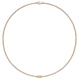 Fope 18k Rose Gold 0.02cttw Diamond Aria Necklace 43cm