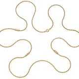 Fope 18k Yellow Gold 0.02cttw Diamond Aria Necklace 90cm