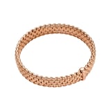 Fope 18k Rose Gold 0.01cttw Panorama Bracelet Size Medium