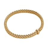 Fope 18k Yellow Gold 0.01cttw Vendome Bracelet Size Medium