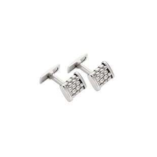 Fope Mens 18ct White Gold Cufflinks