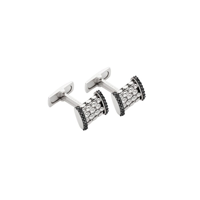 Fope Mens 18ct White Gold Cufflinks