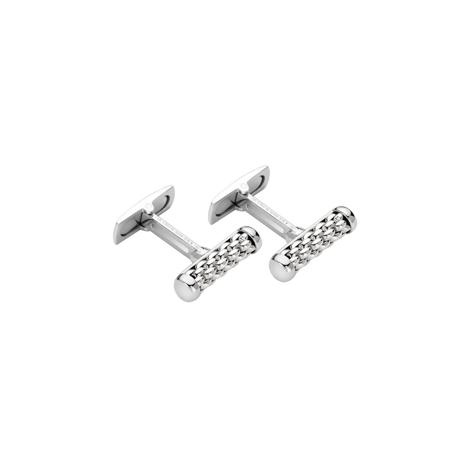 Fope Mens 18ct White Gold Cufflinks