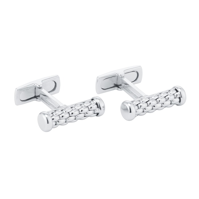 Fope Mens 18ct White Gold Cufflinks