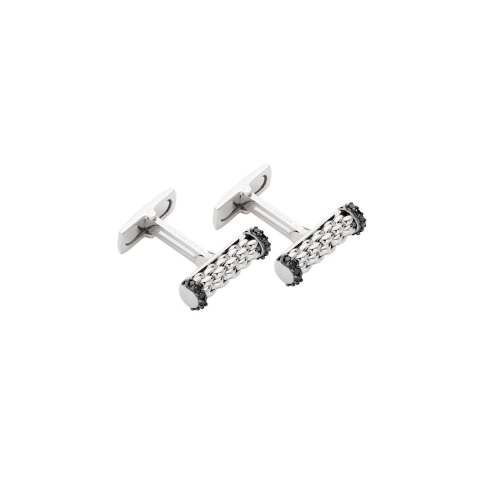 Fope Mens 18ct White Gold Solo Cufflinks