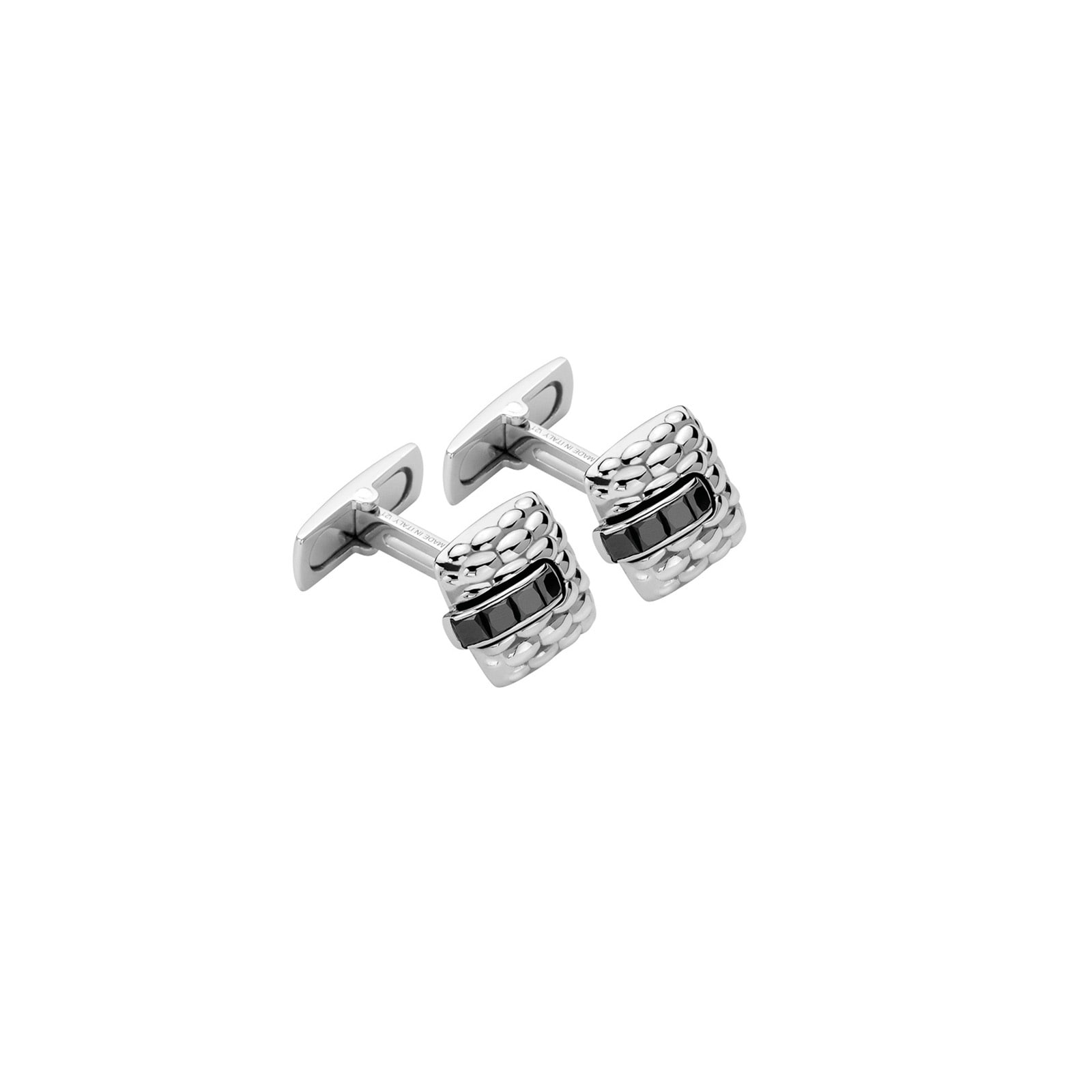 Fope Mens 18ct White Gold Solo Cufflinks