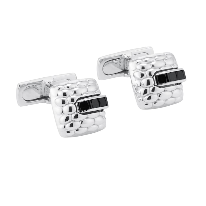 Fope Mens 18ct White Gold Solo Cufflinks