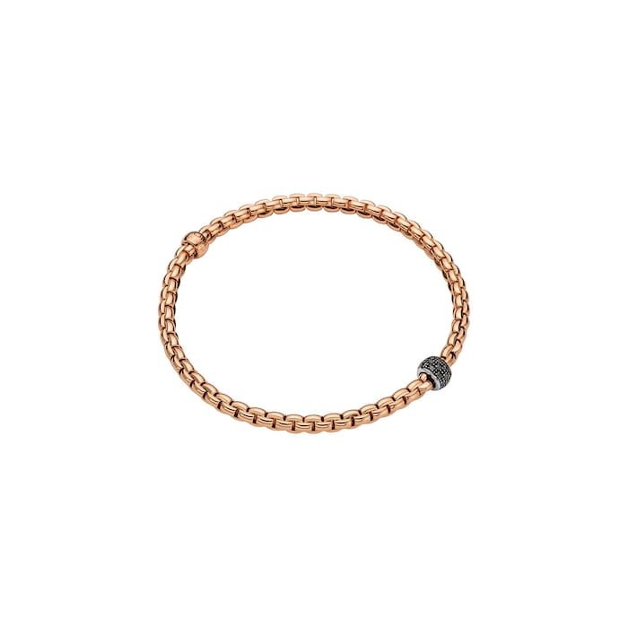 Fope 18ct Rose Gold Diamond Bracelet