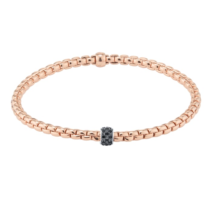 Fope 18ct Rose Gold Diamond Bracelet