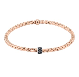 Fope 18ct Rose Gold Diamond Bracelet