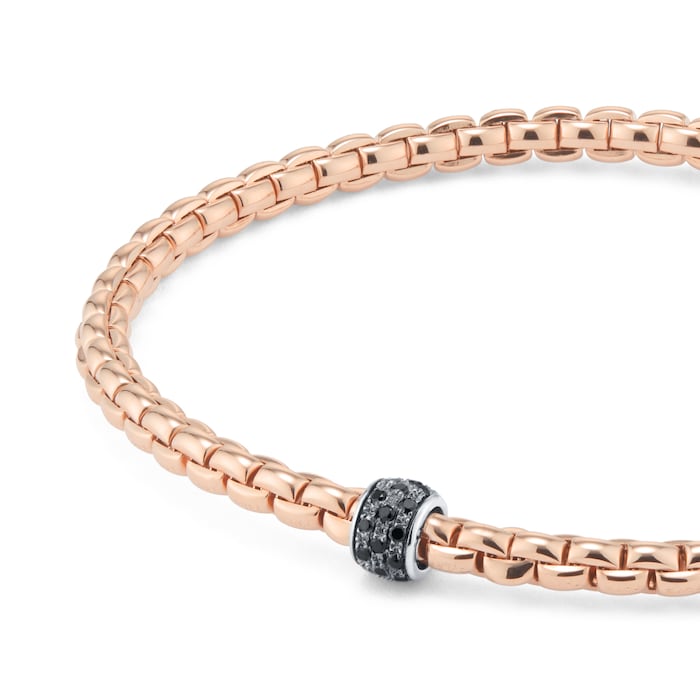 Fope 18ct Rose Gold Diamond Bracelet