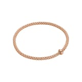 Fope 18k Rose Gold 0.01cttw Prima Bracelet Size Small