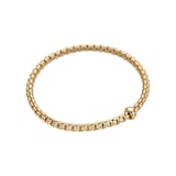 Fope 18k Yellow Gold 0.01cttw Eka Bracelet Size Medium