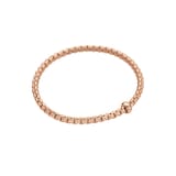 Fope 18k Rose Gold 0.01cttw Eka Bracelet Size Medium