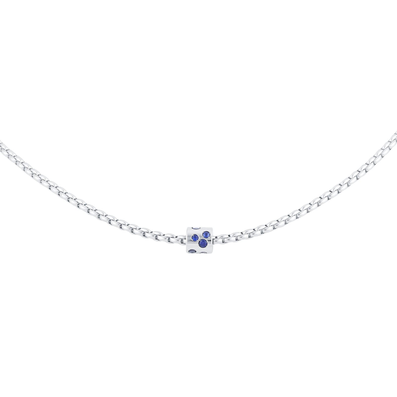 Fope Exclusive 18ct White Gold Sapphire Necklace