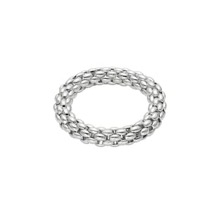 FOPE 18ct White Gold Icon Flex'it Bangle