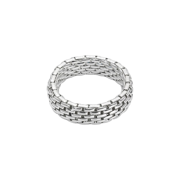 FOPE 18ct White Gold Icon Flex'it Bangle