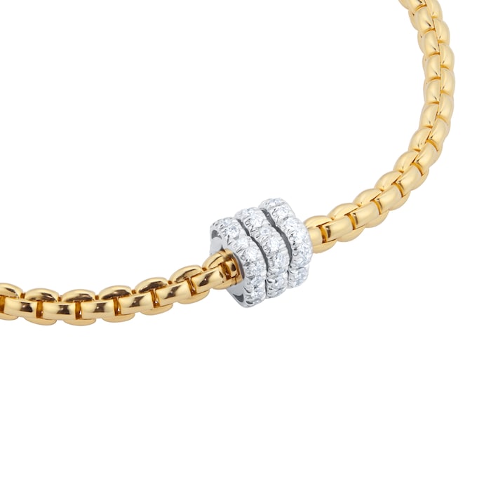 Fope 18ct Yellow Gold Diamond Necklace