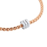 Fope 18ct Rose Gold Diamond Necklace