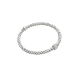 Fope 18k White Gold 0.29cttw Diamond Vendome Bracelet Size Medium