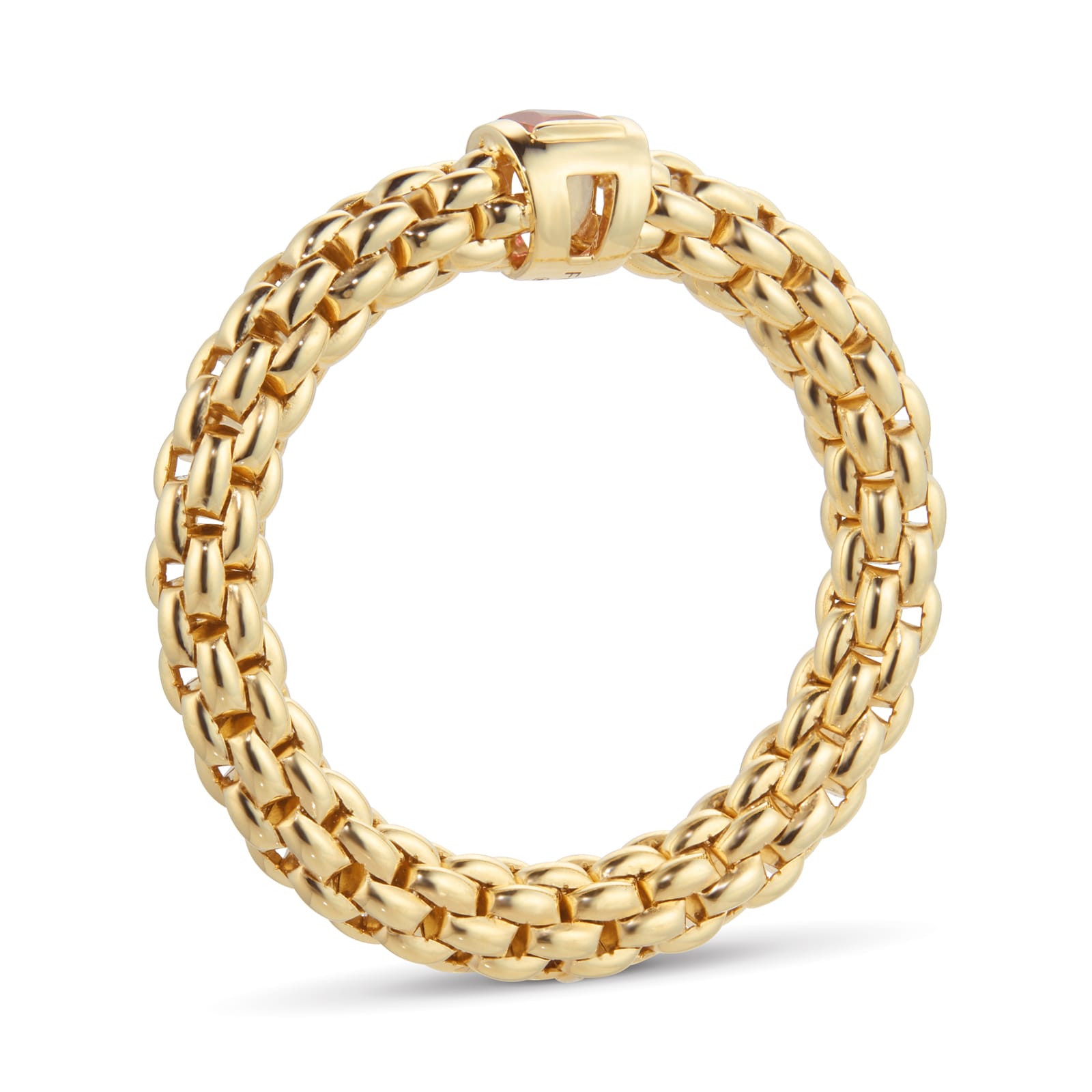 Fope Souls 18ct Yellow GoldRed Ruby Ring - Small Fope Souls 18ct Yellow GoldRed Ruby Ring - Small
