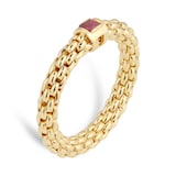 Fope Souls 18ct Yellow GoldRed Ruby Ring - Small