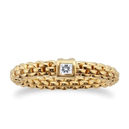 37251451 - Souls 18ct Yellow Gold 0.09ct White Diamond Ring - Medium