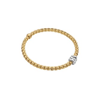Fope 18k Yellow Gold 0.16cttw Diamond EKA Flex Bracelet Size Small Fope 18k Yellow Gold 0.16cttw Diamond EKA Flex Bracelet Size Small