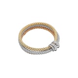 Fope 18k Tri Gold 1.20cttw Diamond Mia Luce Solo Bracelet