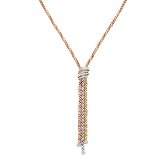 Fope 18k Tri Gold 1.63cttw Diamond Mia Luce Solo Necklace Fope 18k Tri Gold 1.63cttw Diamond Mia Luce Solo Necklace