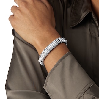 Fope 18ct White Gold Panorama 5.24ct Diamond Bracelet - Size Medium Fope 18ct White Gold Panorama 5.24ct Diamond Bracelet - Size Medium