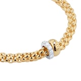 Fope 18ct Yellow Gold Solo 0.29ct Diamond Necklace
