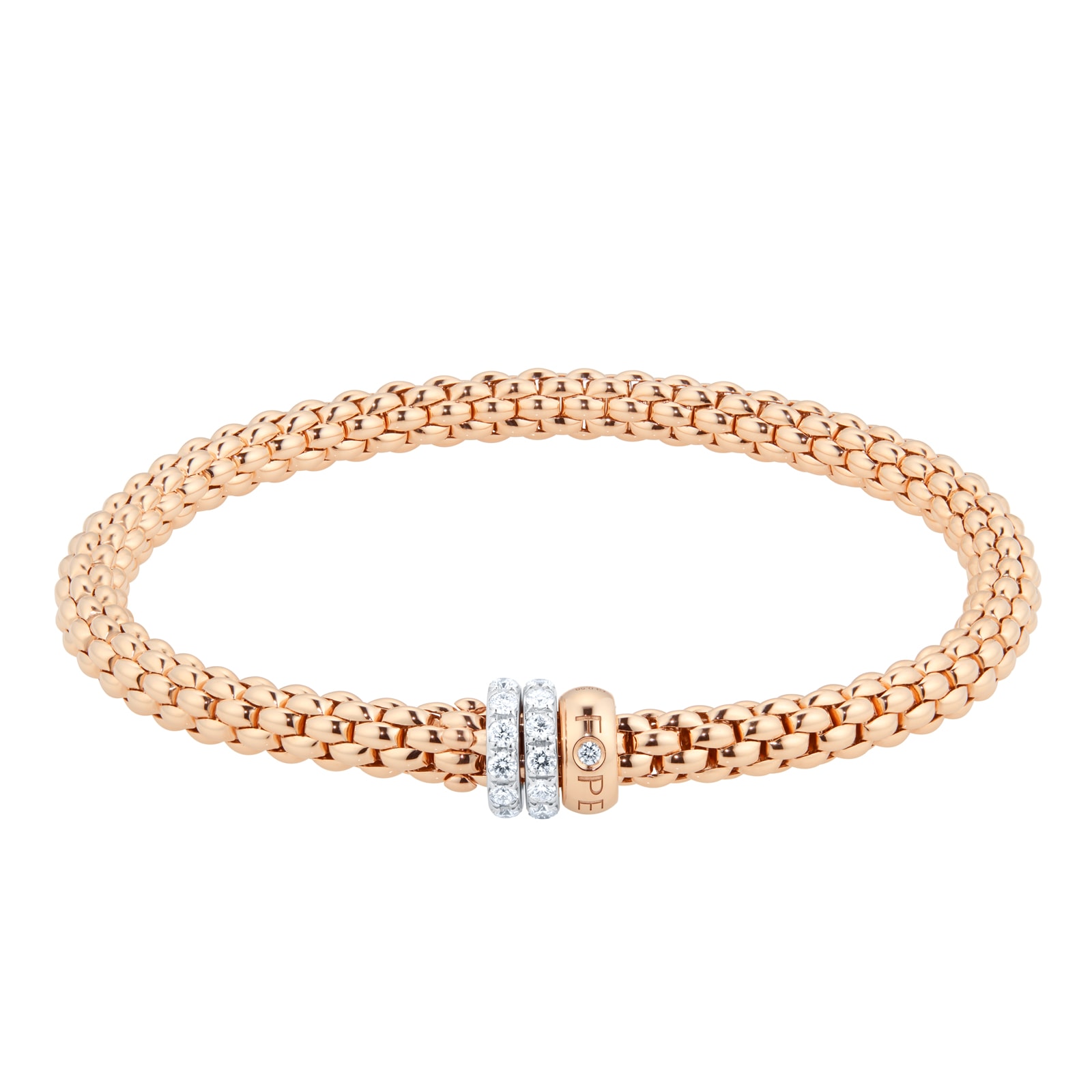 18ct Rose Gold Solo 0.56ct Diamond Bracelet