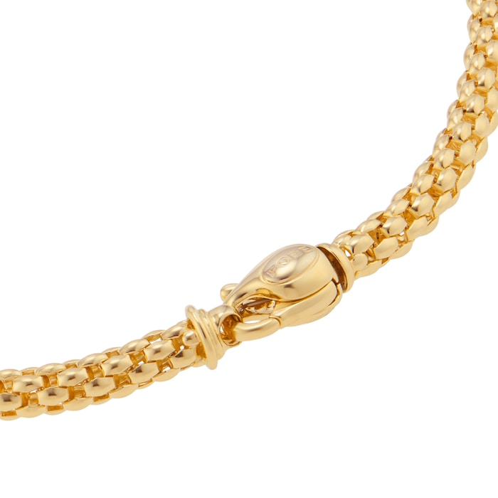 Fope 18ct Yellow Gold Solo 0.56ct Diamond Necklace