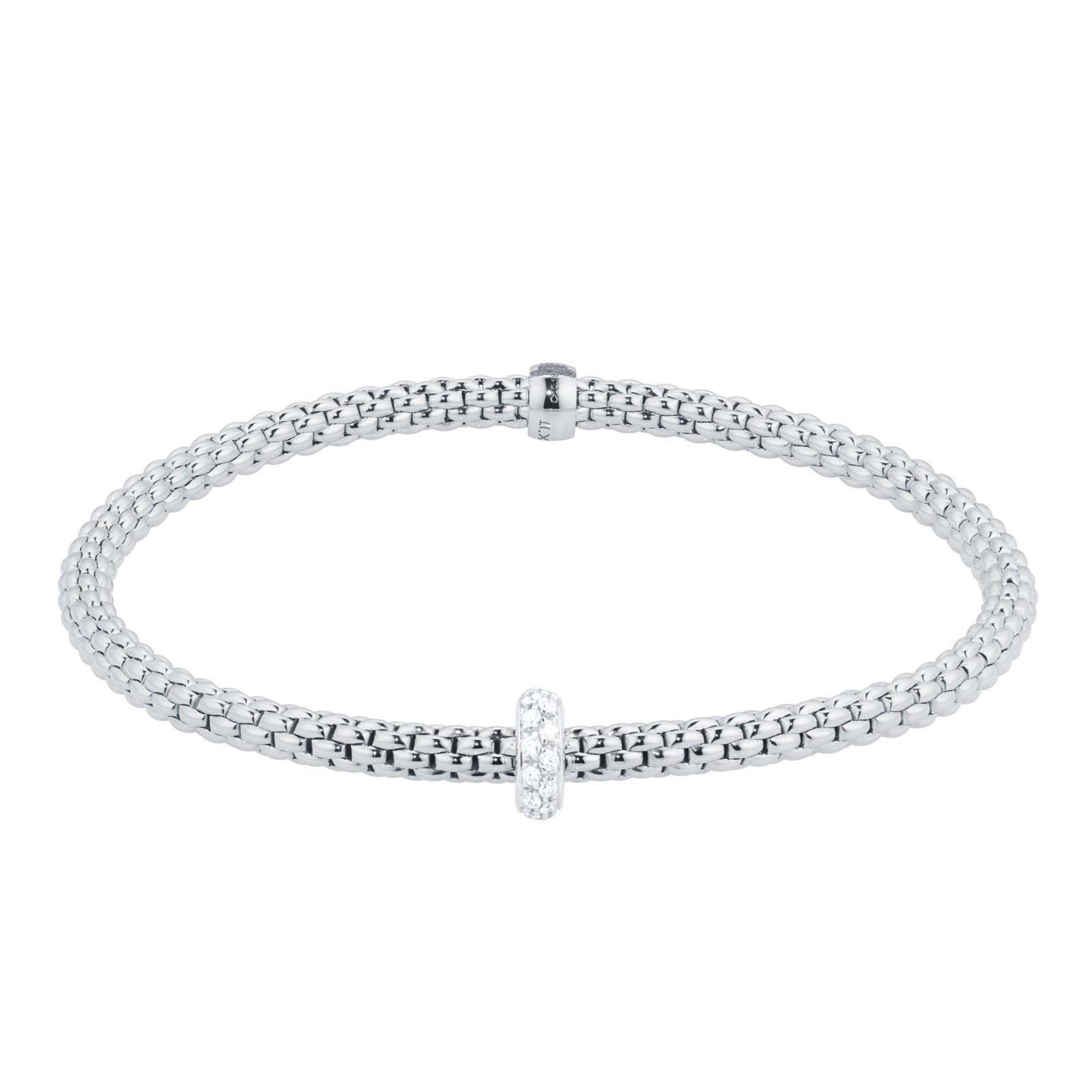 18ct White Gold Flex'it Prima Diamond Bracelet