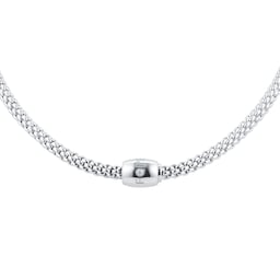 37251602 - 18ct White Gold Solo Flex'it 0.03ct Diamond Necklace