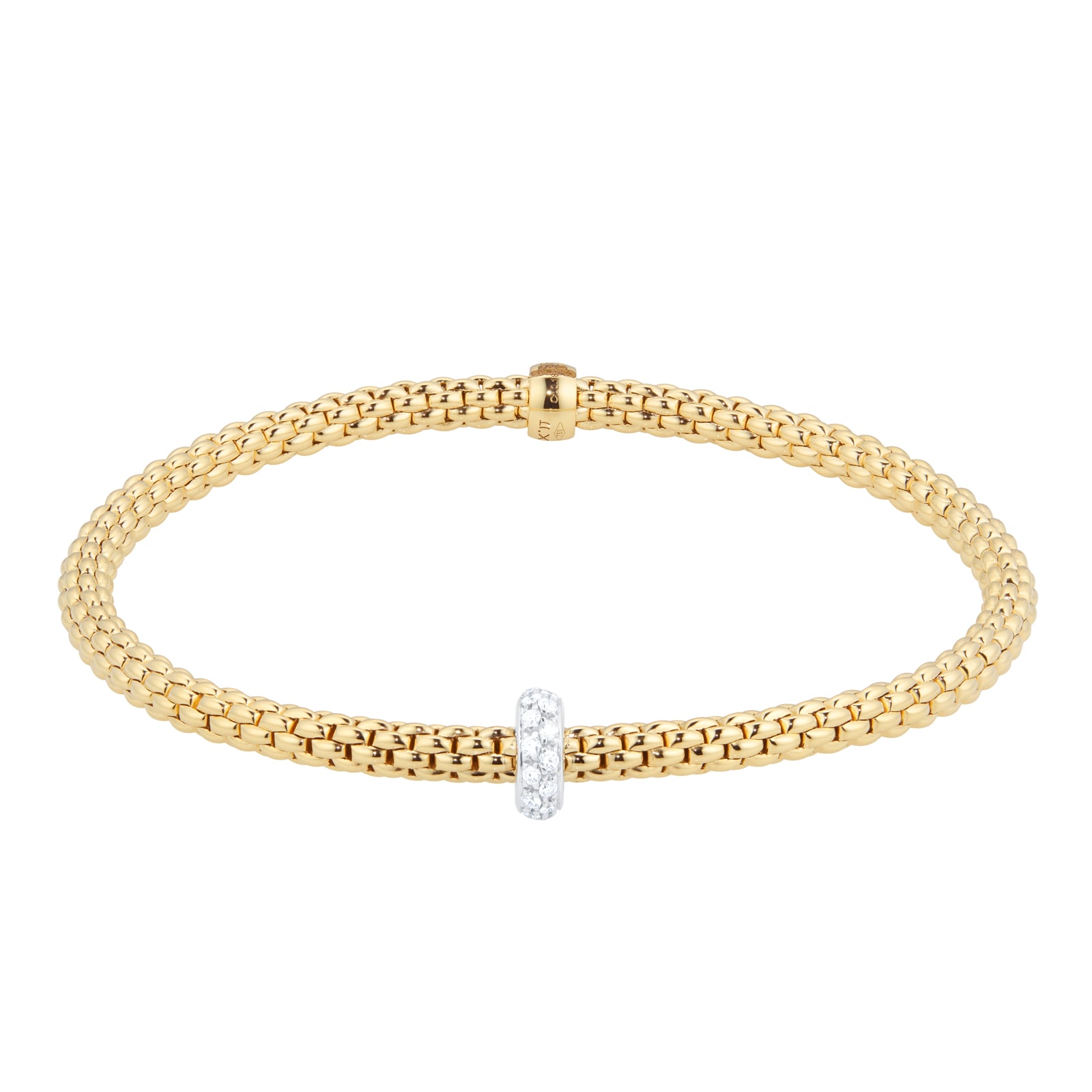 18ct Yellow Gold Prima Bracelet - Size Small