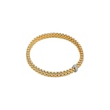 FOPE 18ct Yellow Gold Vendome Flex'it Diamond Bracelet