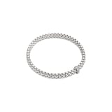 FOPE 18ct White Gold Vendome Flex'it  Diamond Bracelet