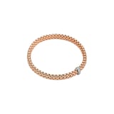 FOPE 18ct Rose Gold Vendome Flex'it Diamond Bracelet