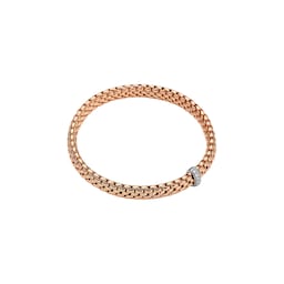37251652 - 18ct Rose Gold Vendome Flex'it Diamond Bracelet