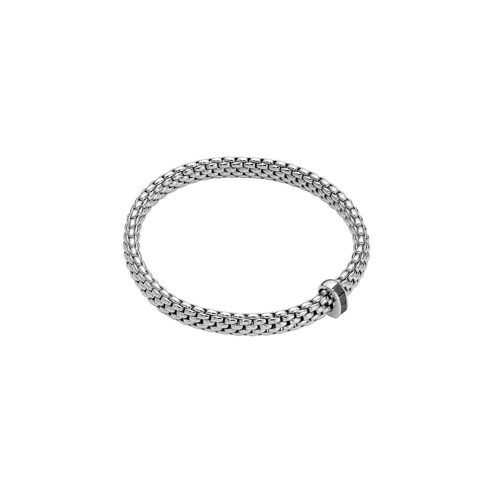 18ct White Gold Vendome Flex'it Black Diamond Bracelet