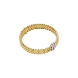 FOPE 18ct Yellow Gold Panorama Flex'it 0.23ct Diamond Bracelet